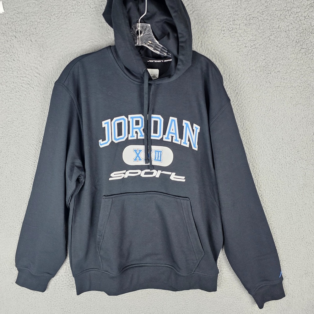 Jordan Sports Crossover Hoodie Mens M Dri-Fit French Terry Drawstring FV8626-011
